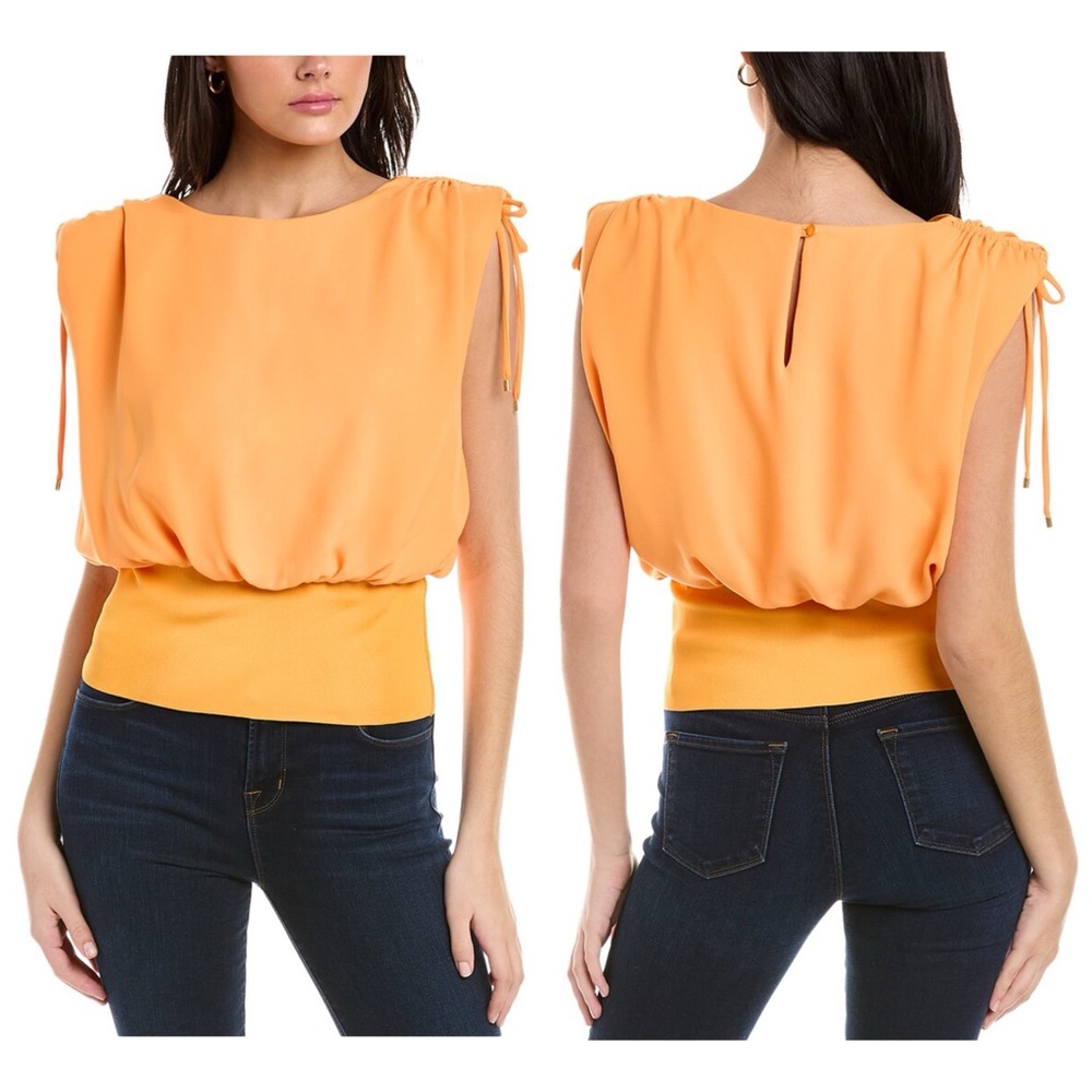 Trina Turk Stillness Top in Orange Size XL (NWT)